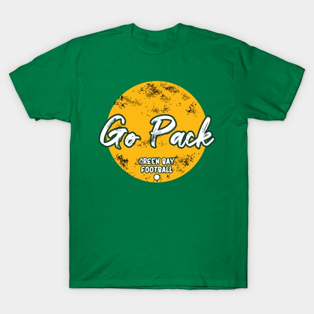 Green Bay Packers - Go Pack T-Shirt by FootballBum